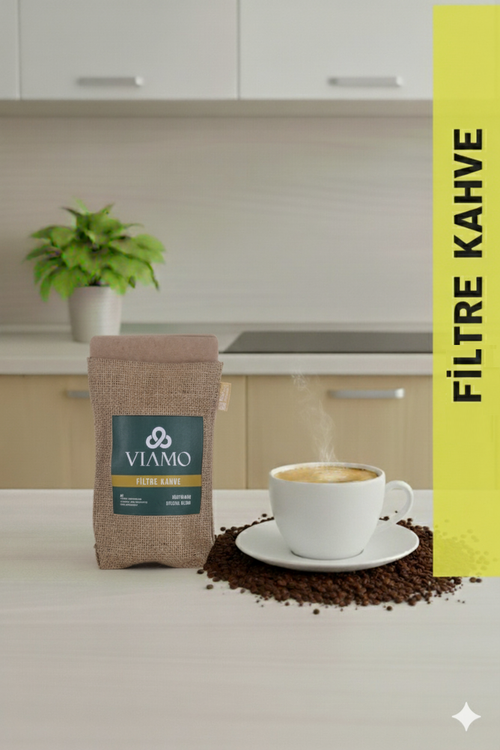 3 Adet Öğütülmüş Filtre Kahve 200 gram Orta Kavrulmuş Premium 3x200gram