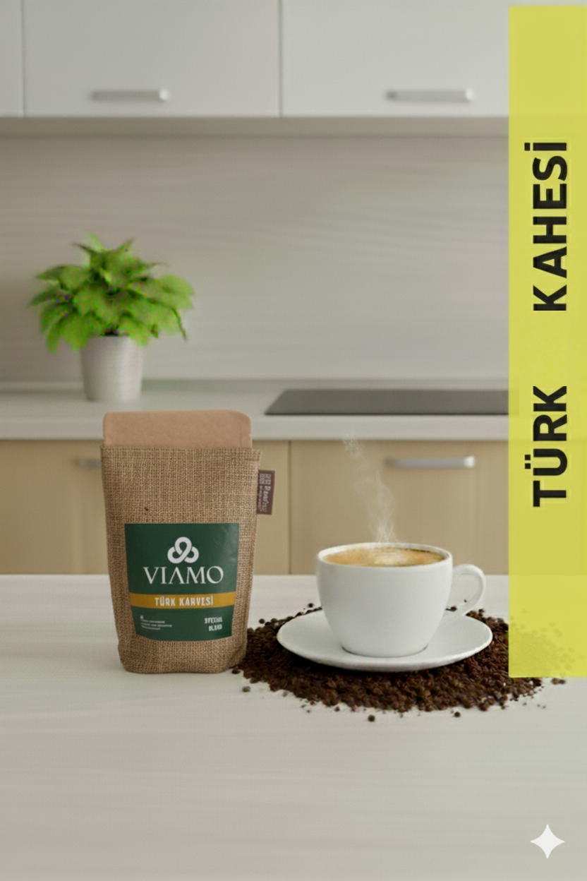 5 Adet Öğütülmüş Türk Kahvesi 100 gram Orta Kavrulmuş 5x100gram